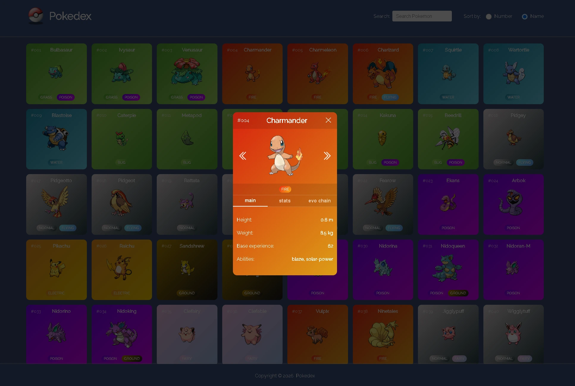 Pokemon project